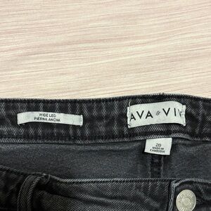 Madewell Black Wide Leg Jeans